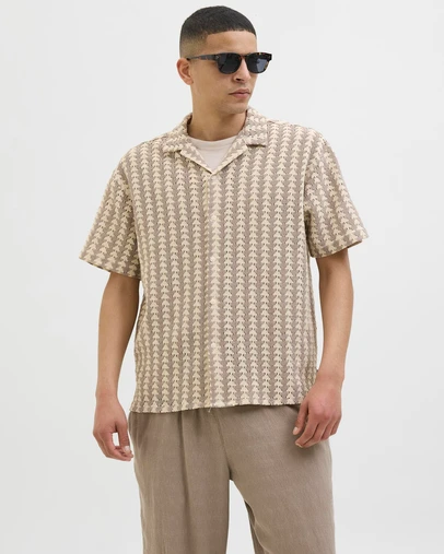 Jack & Jones - JorSummer Luke Texture Resort Shirt SS