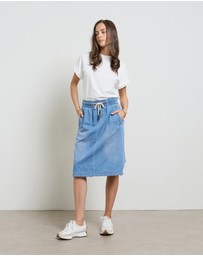 DRICOPER DENIM - Cecil Rodeo Blue Skirt