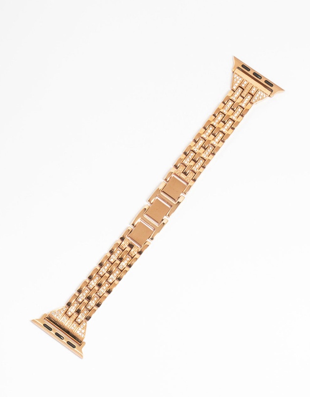 Lovisa - Rose Gold Diamante Chain Strap 38/40/41 mm