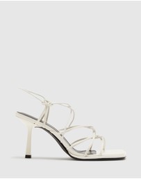 Nakedvice - The Monet White Heel