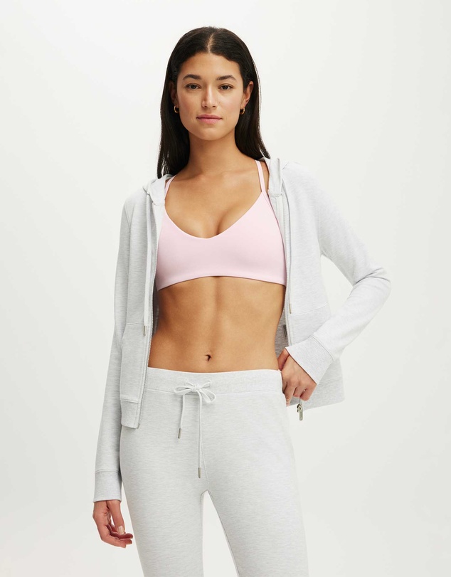 Cotton On Body Active - Sculpt Fleece Hooded Zip Through