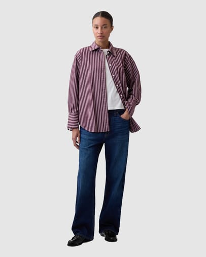 Burgundy Stripe