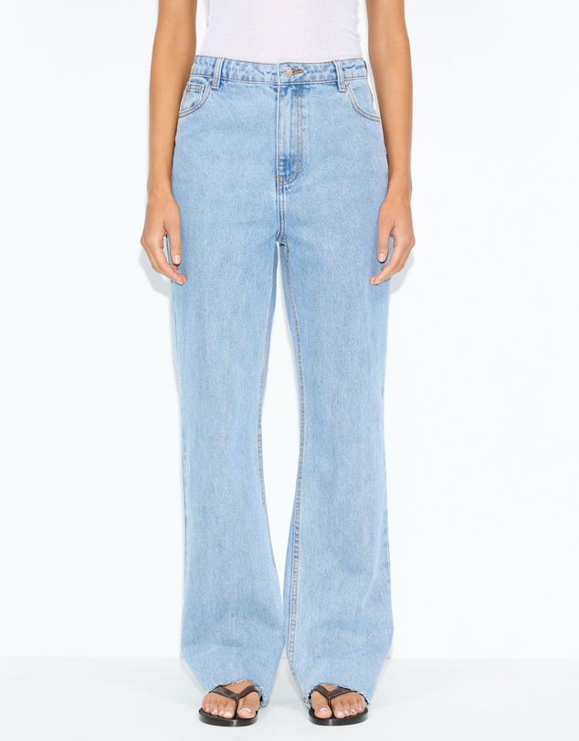 Dazie - Oslo High Waisted Straight Leg Jeans