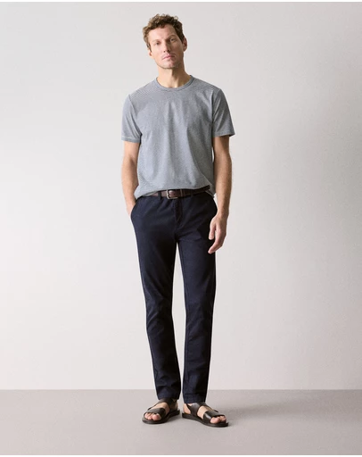 Trenery - Regular Chino Pant in Midnight Blue