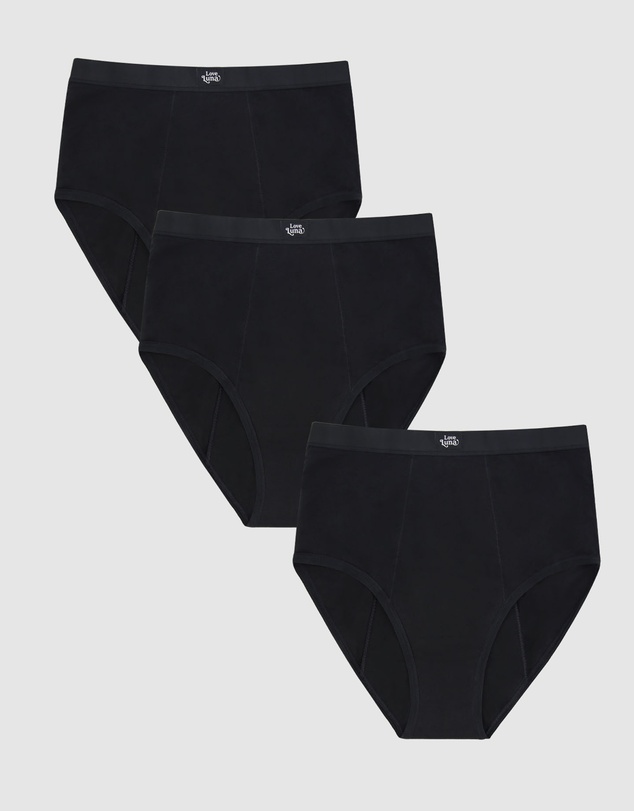 Love Luna - 3 Pack Women's Plus Size Super Full Brief