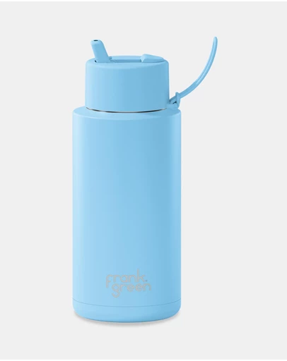Frank Green - 34oz Reusable Bottle with Flip Straw Lid