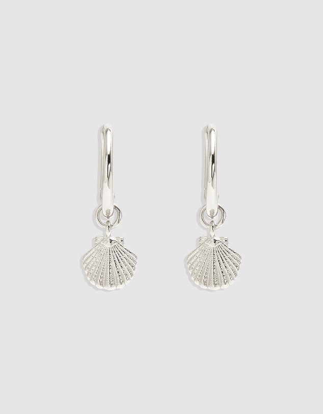 By Charlotte - By the Shore Shell Hoops