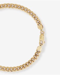 Michael Hill - 19cm (7.5”) Miami Curb Bracelet in 10kt Yellow Gold