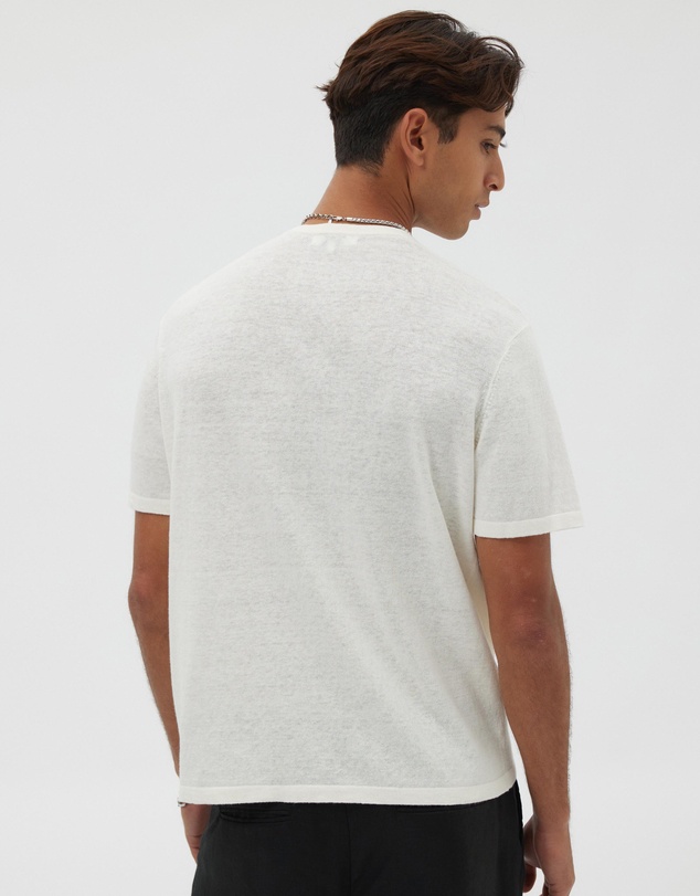 AERE - Linen Blend Knit T-shirt