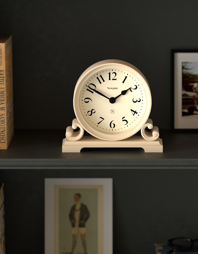 Newgate - Newgate Divisadero Mantel Clock-Vanilla Cream