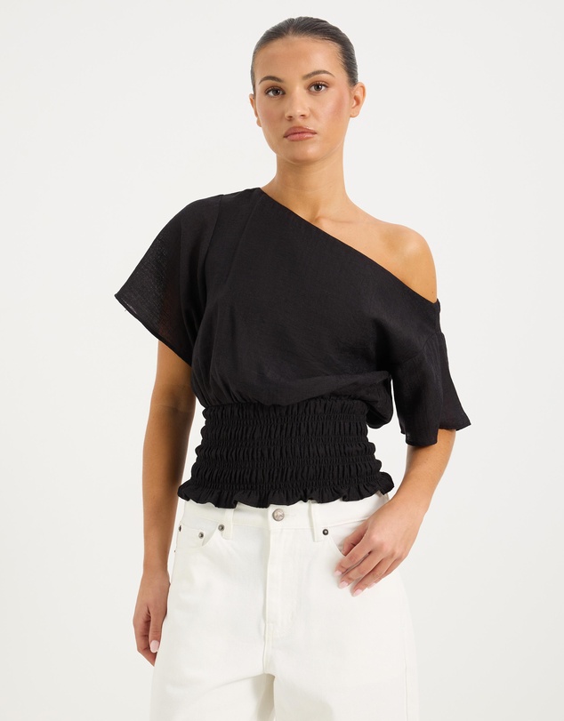 Calli - Marlow Sheer Off The Shoulder Top