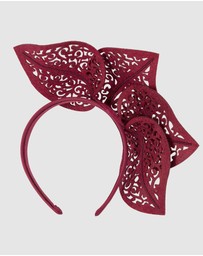 Max Alexander - Laser-Cut Leaf Fascinator