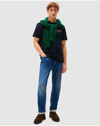 Tommy Hilfiger - Back Logo Jersey Crew Neck T-Shirt