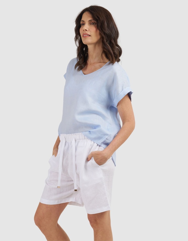 CAMIXA - Panthea Linen Shorts