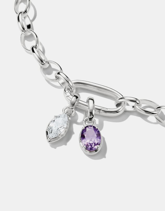 THOMAS SABO - THOMAS SABO Connect Charm Birthstone February