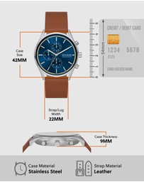 Skagen - Holst Brown Chronograph Watch