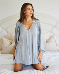UNE PIECE - Modal Robe with Piping