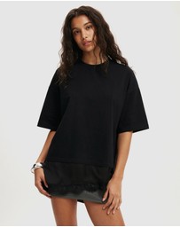 Cotton On - Satin Layered T-Shirt
