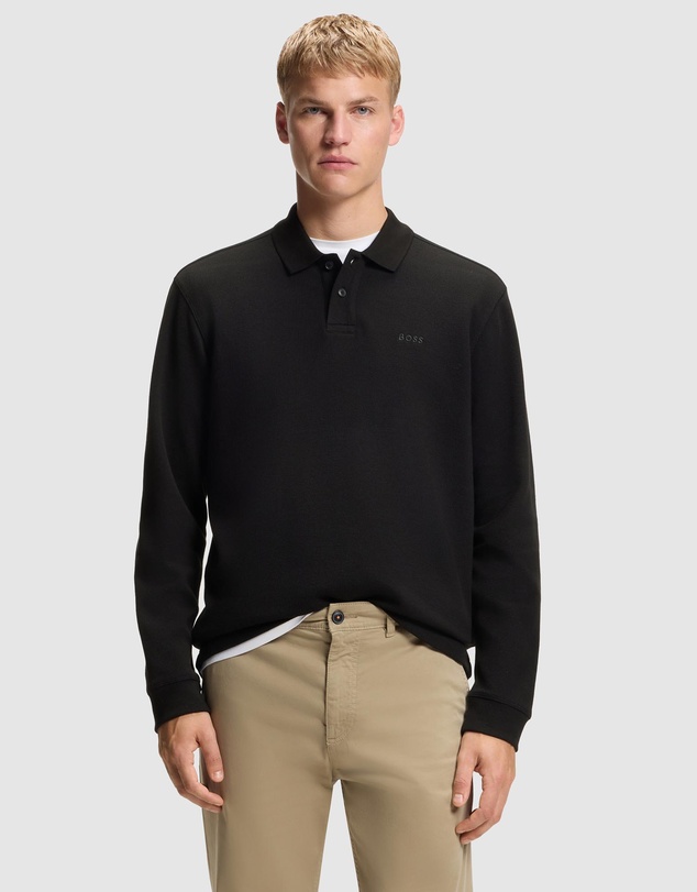 BOSS - Cotton-Blend Polo Shirt With Waffle Structure
