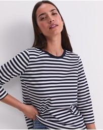 Sportscraft - Mercerised Cotton 3/4 Sleeve Tee