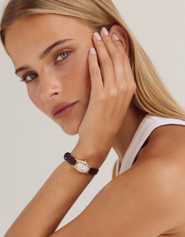 CENDRE - Emmeline Watch White Espresso Croc