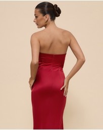 CHANCERY - Jada Strapless Corset Maxi Dress