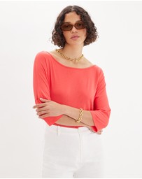 Amelius - Ottavia Three Quarter Batwing Tee