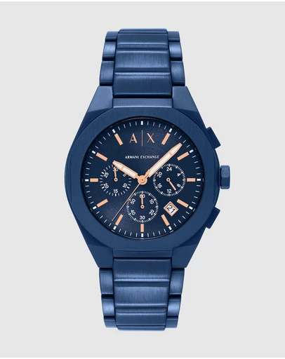 Armani Exchange - Blue Chronograph Watch