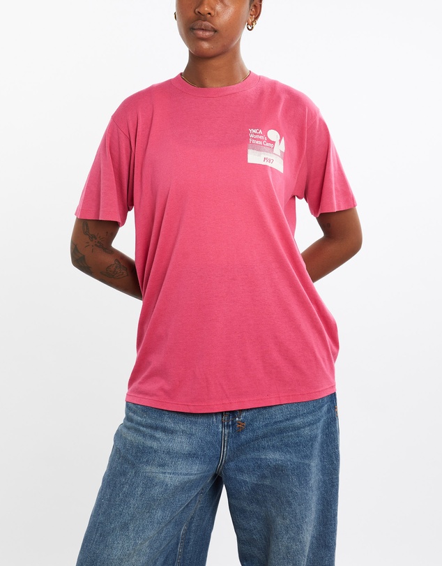 Vintage by The Real Deal - Pre Loved - Vintage 1987 YMCA Women's Fitness Camp Tee