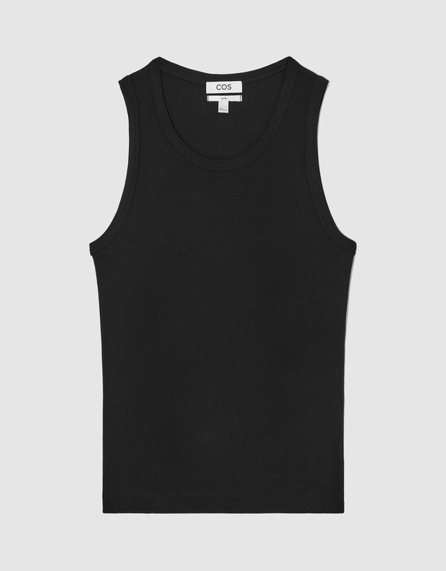 COS - Slim Ribbed Cotton Tank Top