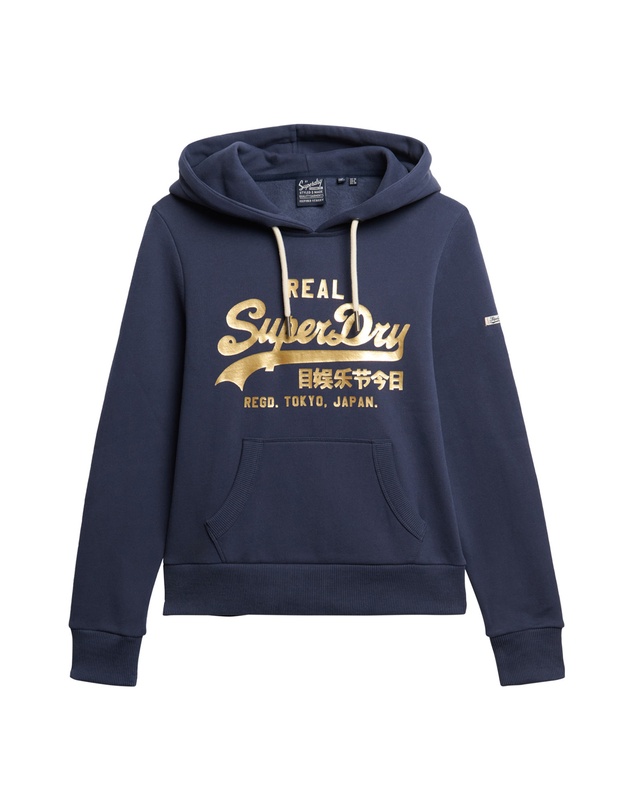 Superdry - Vintage Logo Metallic Hoodie