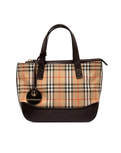 Pre-Loved by Azura Reborn - Pre-Loved Haymarket Check Canvas Handbag
