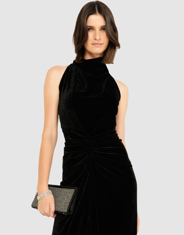 SACHA DRAKE - Lavish Cowl Dress In Black