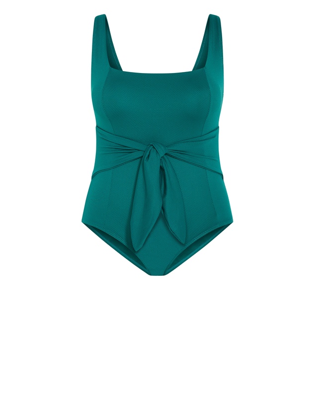 City Chic - Sardinia Tie Front 1 Piece
