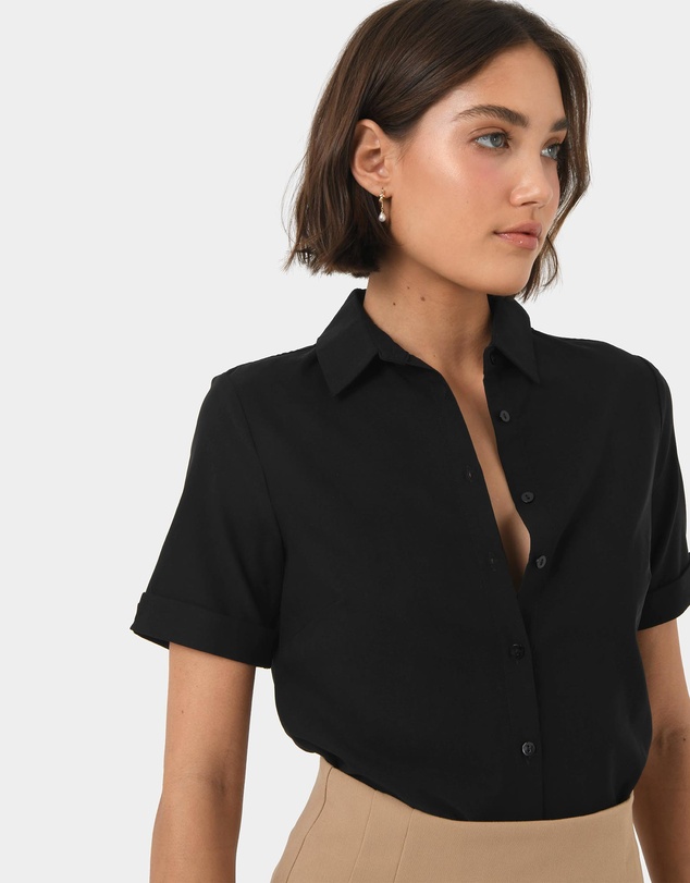 Forcast - Morgan Short Sleeve Cuff Shirt
