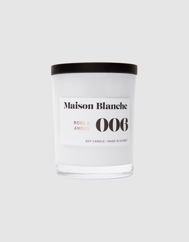 Maison Blanche - 006 Rose & Amber - Medium Candle