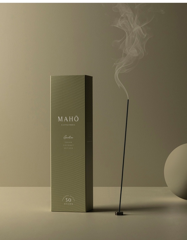 MAHO Sensory - Brûlée Incense Sticks and Burner Kit