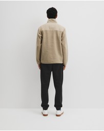Country Road - Sherpa Half Zip Sweat