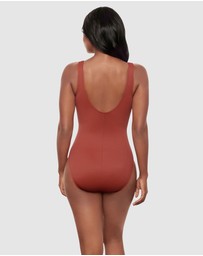 Miraclesuit Swimwear  - Rock Solid Avra Underwired High Neck One Piece Shaping Swimsuit