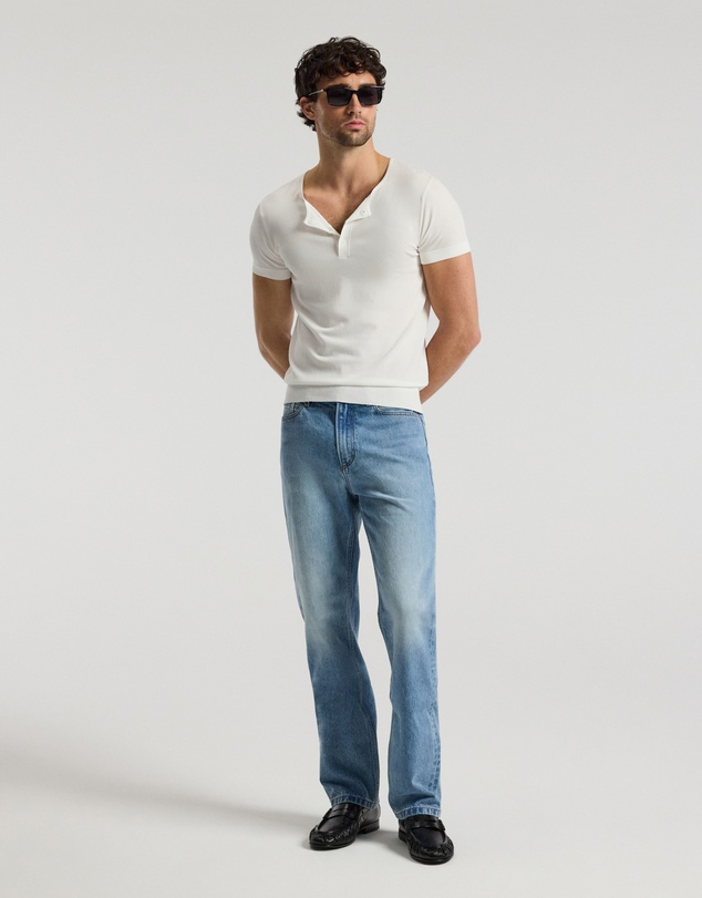 Calibre - Straight Fit Bleached Jeans Light Blue