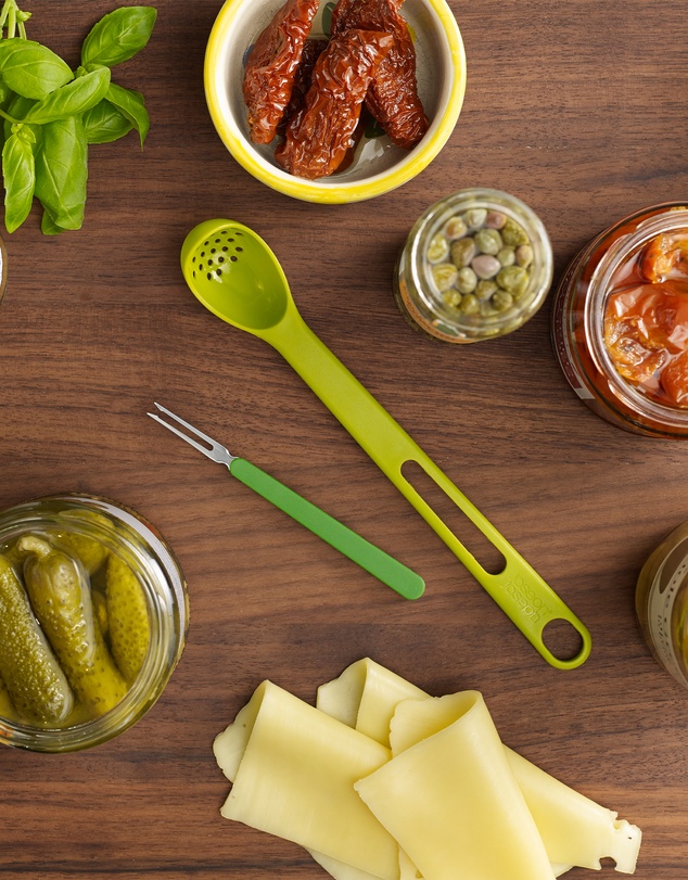 Joseph Joseph - Scoop&Pick™ 2-piece Antipasti Set - Green