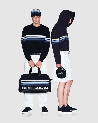 Deep Navy Mix Stripes