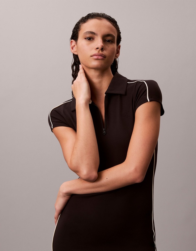 Calvin Klein Jeans - Tech Knit Polo Mini Dress