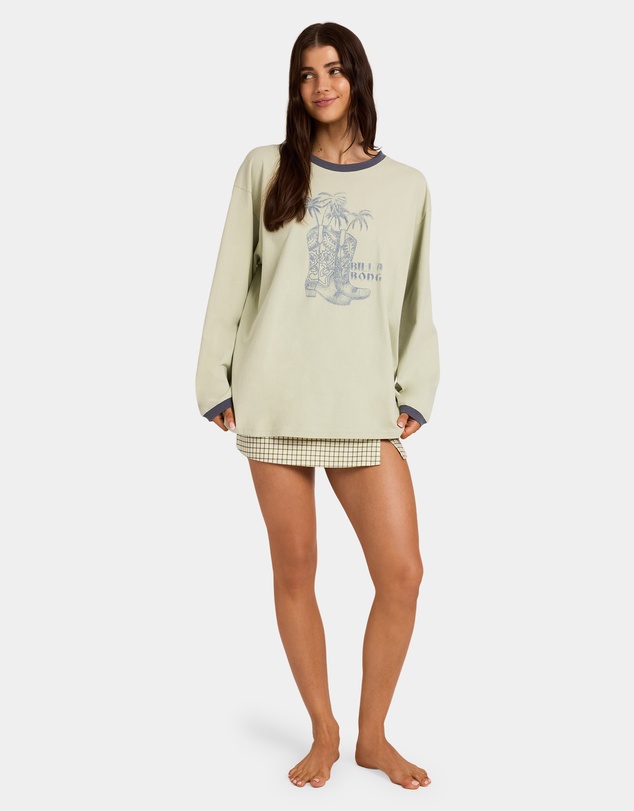 Billabong - Womens Cowgirl Long Sleeve T-Shirt