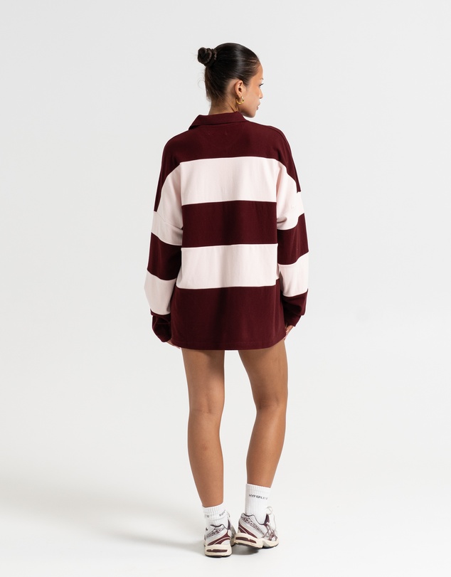 HyperLuxe The Label - Cosy Rugby Polo Shirt