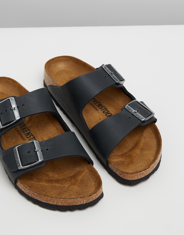 Birkenstock - Womens Arizona Oiled Leather Narrow Sandals
