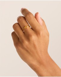 By Charlotte - Gold Kindred November Ring