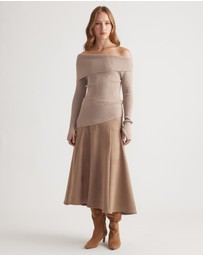 Decjuba - Mariah Off Shoulder Knit Top