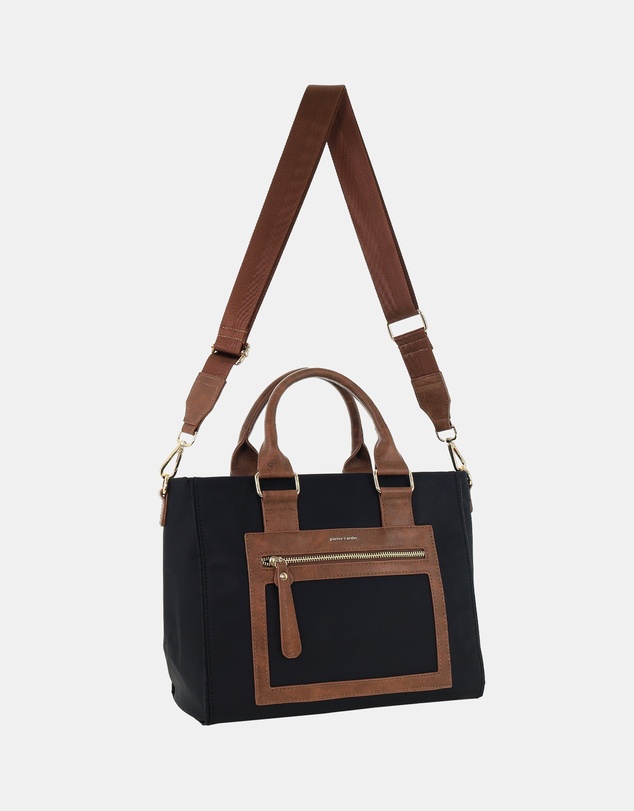 Pierre Cardin - Pierre Cardin RFID Lightweight Nylon Mini Tote with Crossbody