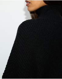 Dazie - Riley Funnel Neck Knit Jumper